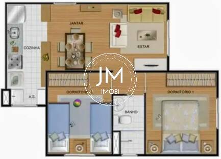Apartamento, 2 quartos, 42 m² - Foto 7