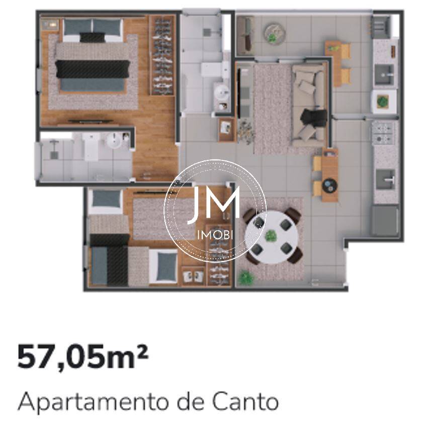 Apartamento, 2 quartos, 57 m² - Foto 11