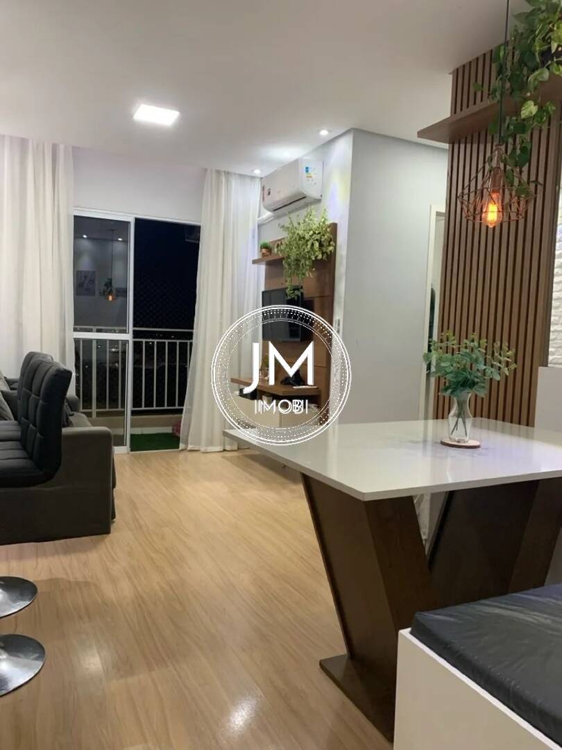 Apartamento a venda em Hortolândia no residencial Torres do Jardim com 2 quartos, sacada e moveis planejados.