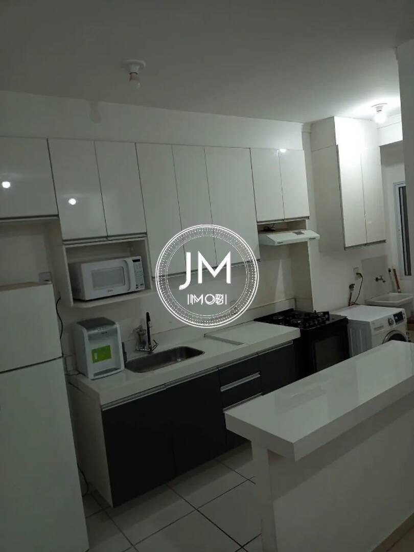 Apartamento a venda em Hortolândia no residencial Torres do Jardim com 2 quartos e sacada.